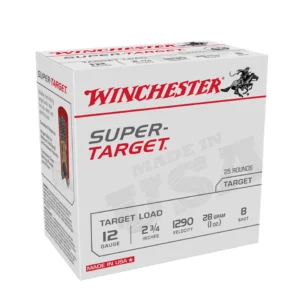 Winchester Super Target 12ga 2 3/4" 1oz #8 Shot TRGT12908