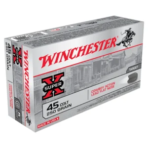 Winchester Super X 45 Colt 250gr Lead Flat Nose USA45CB