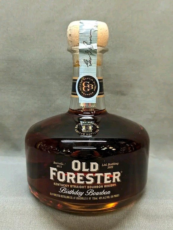 .Old Forester birthday bourbon -